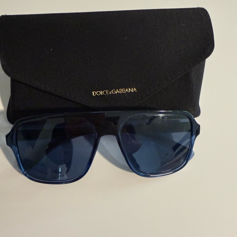 Dolce & Gabbana Black and Blue Sunglasses